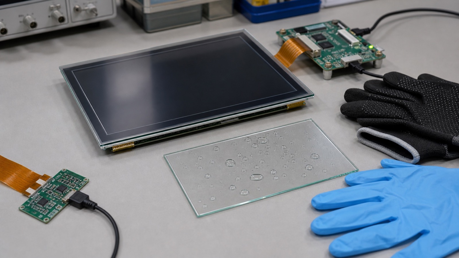 PCAP Touch Validation: Gloves, Water, EMI, and Production Variation